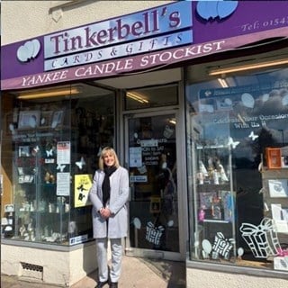 Bctg Ptp Tinkerbells Andrea Lamb In Front Of Shop